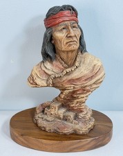 Neil J Rose Native American Sculpture Art Peaceful One Signed Numbered 1215/2500 picture