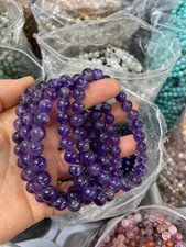 5pcs 8mm wholesale Natural Natural Amethyst Bracelet picture