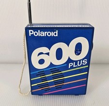 Vintage Polaroid 600 Plus AM/FM Radio  with Battery Pack, Works picture