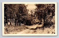 RPPC Two Lane Dirt Road near Echo Lake Postcard picture