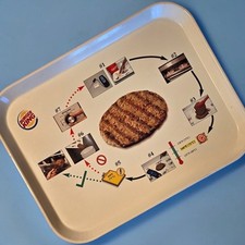 Vintage 1990s Burger King  Camtray Prep Tray Cambro Mfg Advertising 14