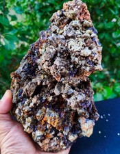 4 Lb 3.45 Oz Purple Fluorite Crystals with Orthoclase picture