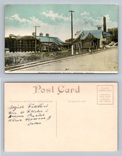 Belvidere, IL-Illinois, Borden's Condensing Factory Buildings Vintage Postcard picture