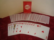 Collectible Vintage Continental Airlines Standard Size Deck of Playing Cards picture