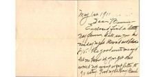 1911 Edwardian Handwritten Letter Dear Bunnie Oakmont Law Iron Heights picture