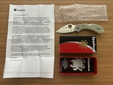 Spyderco #001V Cutlery Shoppe Dragonfly 2 C28PGITD2 - GITD FRN - Satin VG-10 picture