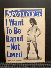 1967 Sept. 11th National SpotLite Newspaper, Raquel Welch, Mitz Marlow (VRN10A) picture