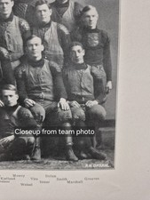 1907 University of Minnesota Gopher Yearbook Vol 20 Bobby Marshall 1905 Football picture