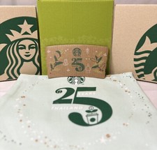 Starbucks Brown Thailand Exclusive Special 25th Anniversary Cup Sleeve 2023 picture