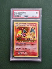 Pokémon TCG Evolutions Charizard 11/108 Holo PSA 7 XY Graded Trading Card picture