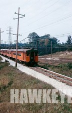 ORIGINAL SLIDE CSS #104 C&O michigan city, in NOV-1973 35MM TRAIN PHOTO s shore picture