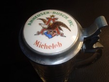 Circa 1933 Anheuser-Busch Michelob Porcelain Insert Stein, St. Louis, Missouri picture