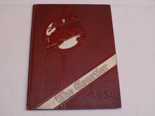 The Aurora High School Yearbook 1951 Courtier Indiana Class Alumni Student Old  picture