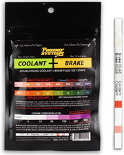 15 Double Ended Brake Fluid and Coolant Test Strips for Automotive Safety picture