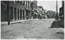 Rogersville Tennessee Street View Unpaved Main St Postcard COPY  #75902 picture