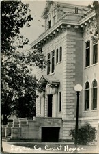 RPPC Logan County Court House Sterling CO Colorado Unused UNP Postcard picture