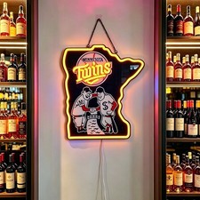 US STOCK Minnesota Twins LED Neon Sign 16