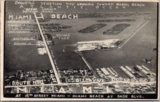 c1940s MIAMI BEACH Florida Postcard 