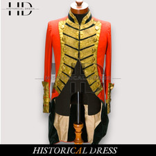 18th Century British Redcoat Jacket Revolutionary War Officers Wool Uniform Coat picture