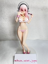 Taito Super Sonico Summer Beach Figure Strawberry Macaron 2014 Damaged Loose picture