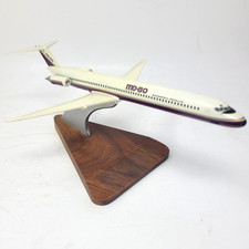 PacMin McDonnell Douglas MD-80 DC-9 Executive Desk Model Airplane Stand 1/160 picture