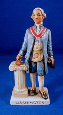 1957© GOEBEL® W. Germany GEORGE WASHINGTON Colonial Masonic Figurine (LA7) TMK-5 picture