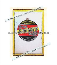 SCHOENS OLD LAGER brewery WAUSAU WISCONSIN metal tin sign home design store picture