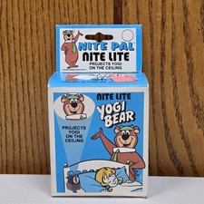 Vintage Yogi Bear Nite Pal Projector Night Light Hoyle Hanna Barbera w/ Box picture