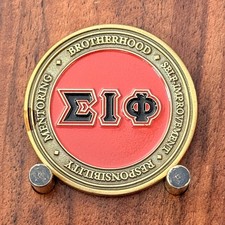 Sigma Iota Phi Fraternity Established 2020 Challenge Coin  W#26 picture
