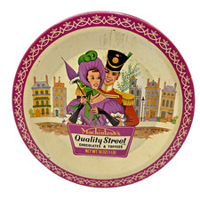 Mackintosh's Quality Street Chocolates And Toffees Tin York England VG 16 Oz Vtg picture