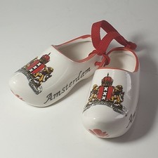 Hand-painted antique Shoe Ceramic Masterpiece Deco Holland Small Product picture