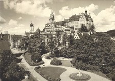 1967 Sigmaringen Castle Germany RPPC Hohenzollern Real Photo Postcard Posted picture
