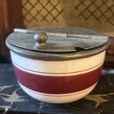 Rare Antique Art Deco 1920s Restaurant Sugar Bowl Bailey Walker China NJ USA picture