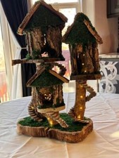 Fairy House With Lights Comes Assembled DIY Decorations inside and out picture