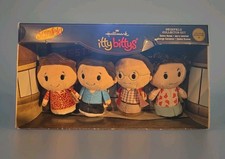 Hallmark Itty Bittys Seinfeld Collector Set of 4 Plush Nib Box Torn picture
