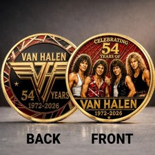 Van Halen 54 Years Anniversary Commemorative Coin picture