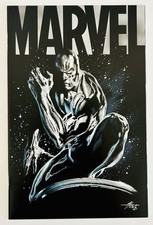Marvel #6 Gabriele Dell'Otto Silver Surfer Exclusive Trade Dress Variant 2021 picture