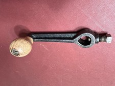 Antique Cast Iron Hand Crank Handle With 1/2