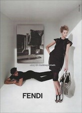 FENDI 1-Page PRINT AD Spring 2009 TONI GARRN Karl Lagerfeld BAPTISTE GIABICONI picture