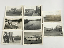 Lot 8 Fairbanks Alaska Photos Military Cars Main Street Bars Snapshot Vintage picture