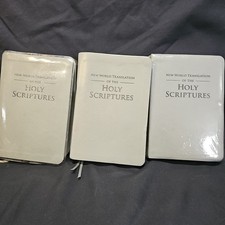 3 Watchtower New World Translation Of The Holy Scriptures ( 1 Sealed) picture