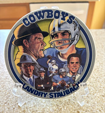Vintage Dallas Cowboys Memorabilia Lot: Texas Stadium Turf, SB 27 Decal, Plate picture