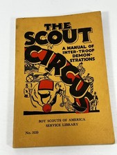 VINTAGE BOYS SCOUT OF AMERICA THE SCOUT CIRCUS BOOK 1936 BSA picture