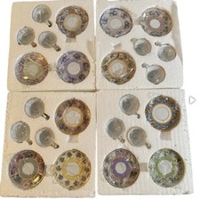 12 Bradford Exchange Lena Liu Miniature Teacup Saucer Sets COAs Unused Boxed picture