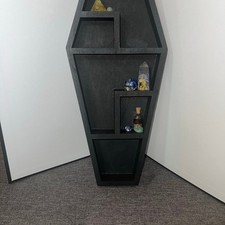 Large Gothic Coffin Wall Shelf picture