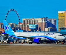 INTERJET Airbus A320 @ Las Vegas Airline PHOTO (194-i) picture