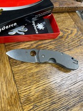Spyderco Techno 1 Titanium CPM Stainless Steel picture