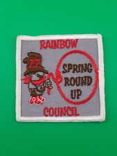 Rainbow Council Spring Round Up Patch BSA Scouts America picture
