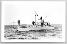 RPPC Tradewinds Sportfisher Depoe Bay Oregon - Fishing Boat - Photo Postcard picture
