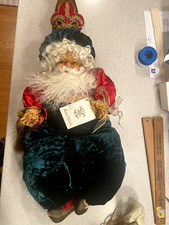 Royal Elferie Large Plush Dominique Noel Santa Elf Doll Shelf Sitter 25